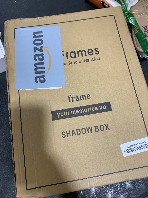 Photo 1 of GraduationMall 12"x16" Graduation Cap Shadow Box Frame Wood Display Case with Stick Pins & Hanging Hardware