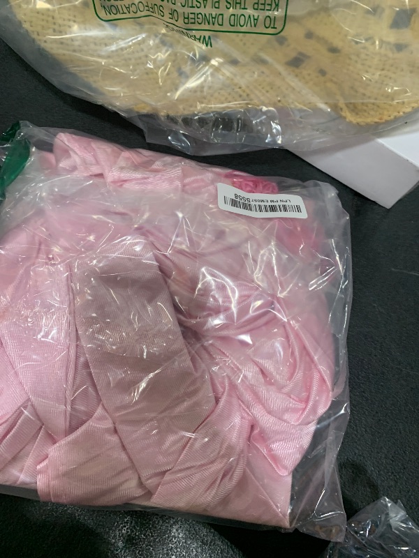 Photo 1 of GraduationMall Kindergarten Graduation Cap Gown Stole Package with 2025 Tassel, Certificate Pink Medium 30(3'9"-3'11")