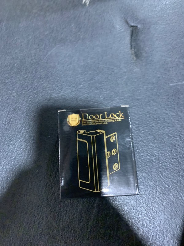 Photo 1 of Home Security Door Reinforcement Lock - Child Proof High Security Door Lock Front Door Locks for Kids Safety Withstand 800 lbs Top Door Latch Lock Flip Door Guardian for Inward Swinging Inside Door