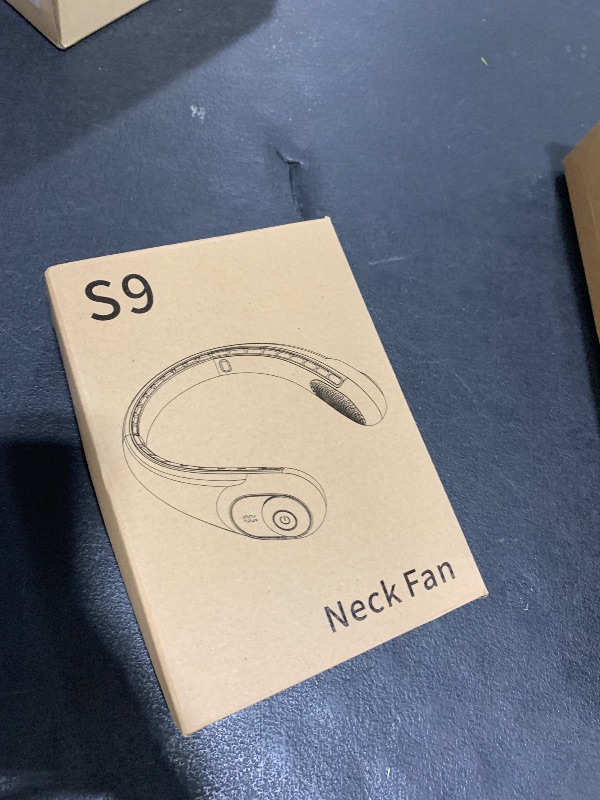 Photo 1 of Neck Fan, Personal Fan with LED Display, USB-C Rechargeable, 4000mAh-Battery, 3-Speed Adjustment & Whisper-Quiet Operation, Perfect for Home, Travel, Sports