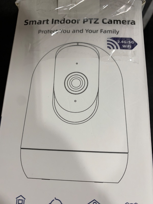 Photo 1 of MUBVIEW 5G WiFi Indoor Security Camera No Subscription, Pet Camera with Phone App, Baby Monitor WiFi Smartphone, 2K Night Vision Pan-Tilt Dog Cam, Auto Tracking, 2-Way Audio, SD or Cloud Storage