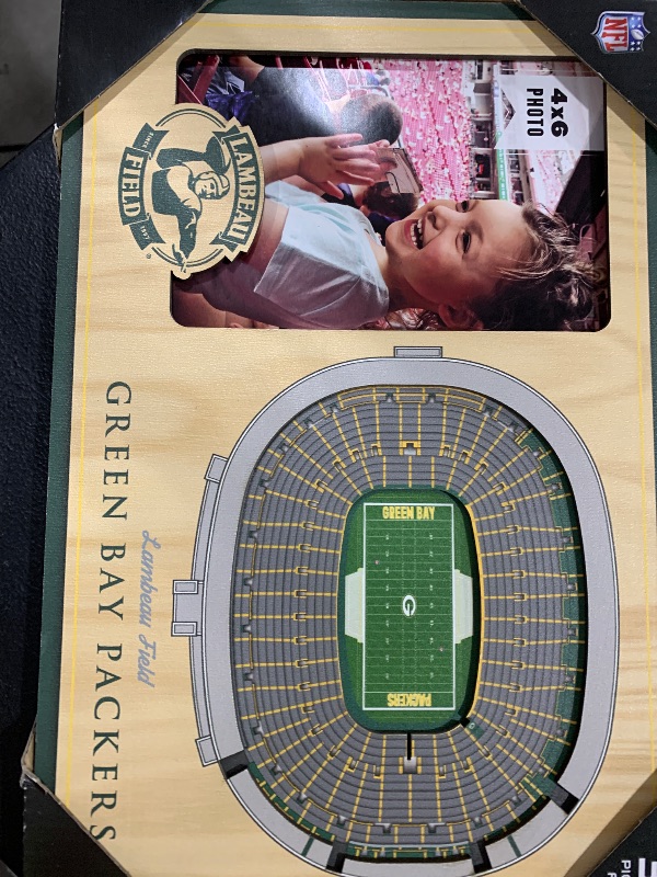Photo 1 of YouTheFan NFL Green Bay Packers 3D StadiumViews Picture Frame