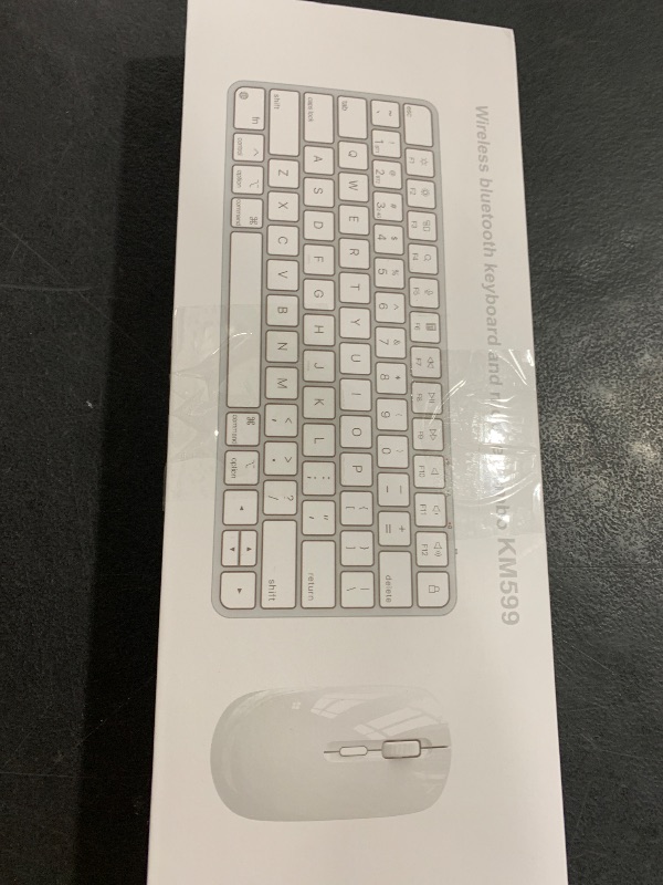 Photo 1 of Wireless Keyboard and Mouse for Mac, Bluetooth/2.4G USB Dual-Channel Connection, Multi Device, Rechargeable Wireless Keyboard and Mouse Combo Compatible with Mac, iPad, iPhone