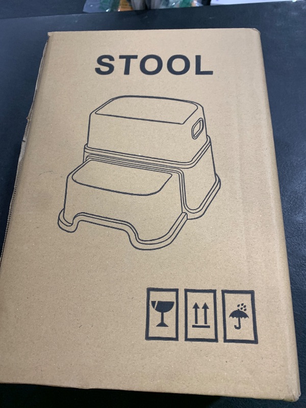 Photo 1 of Toddler Step Stool,2 Step Stools for Kids with Anti-Slip Surface and Rubber Bottom, Kids Step Stool Poop Stool for Toilet Potty Training, Bathroom, Kitchen(Include 2 Ducks)