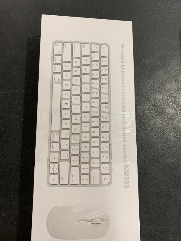 Photo 1 of Wireless Keyboard and Mouse for Mac, Bluetooth/2.4G USB Dual-Channel Connection, Multi Device, Rechargeable Wireless Keyboard and Mouse Combo Compatible with Mac, iPad, iPhone