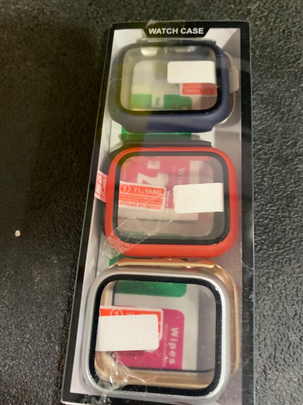 Photo 1 of 6 Pack Hard PC Case with Tempered Glass Screen Protector 44mm for Apple Watch SE(2nd) Series 6/SE/5/4, Rontion Ultra-Thin Scratch Resistant Full Protective Bumper Cover for iWatch 44mm Accessories