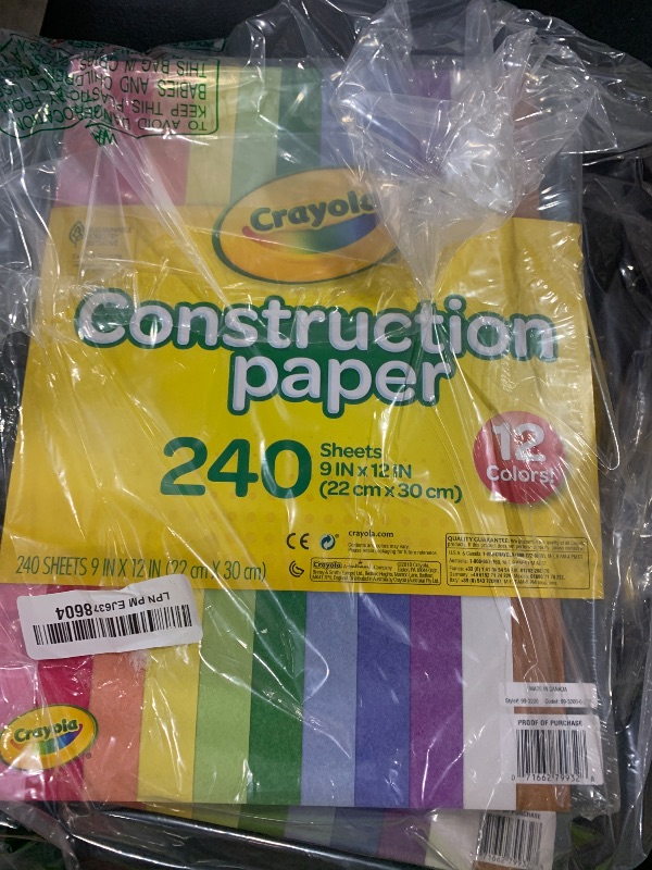 Photo 1 of Crayola Construction Paper - 480ct (2pck), Bulk Back to School Essentials For Kids, Teacher Classroom Must Have, Art Paper, Arts & Crafts Supplies
