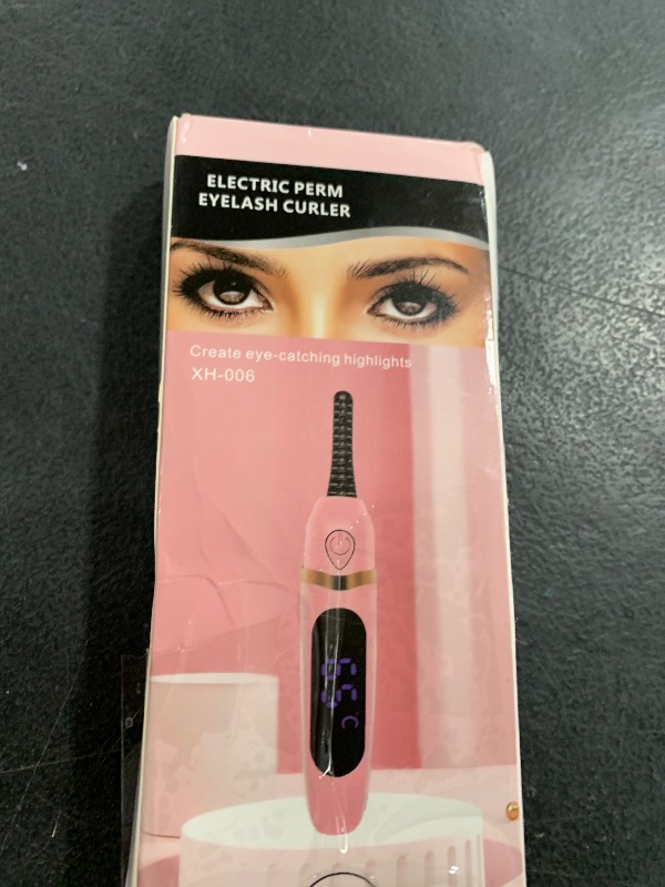 Photo 1 of Heated Eyelash Curlers - Eye Lash Curler Heat - Mini Electric Eyelash Curler with LED Display 3 Temp Settings USB Rechargeable Natural Curling 24H Long Lasting for Women Makeup Tools Gifts