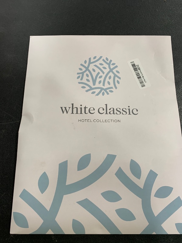 Photo 1 of White Classic Luxury Hotel Collection Zippered Style Pillow Cover, 200 Thread Count, Soft Quiet Zippered Pillow Protectors, Standard Size, Set of 2 Pillow Shams