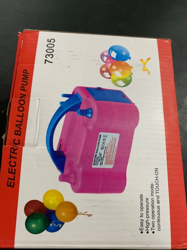 Photo 1 of Balloon Pump Electric, 110V 600W Balloon Blower Inflator Dual Nozzle Air Pump Balloons Inflator for Decoration, Party, Sport,Gifts:2 Balloon Tying Tools