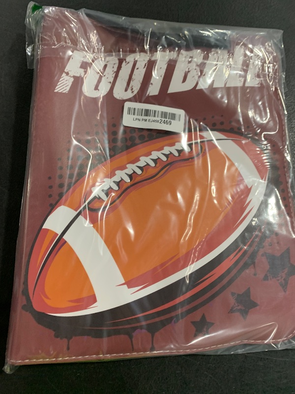 Photo 1 of Football Card Binder, Trading Sports Card Binder Holder 900 Pockets with 50 Removable Pages, 9 Pocket Collector Album Storage Double Sided,Premium Folder Book Case Gift for Boys And Girl(Brown)