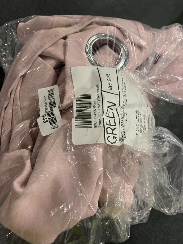 Photo 1 of NICETOWN Blackout Window Curtains 60 inch Length 2 Panels, 34 x 60 Inch, Baby Pink, Grommet Top Room Darkening Thermal Insulated Solid Vertical Drapes for Bedroom/Kid Room