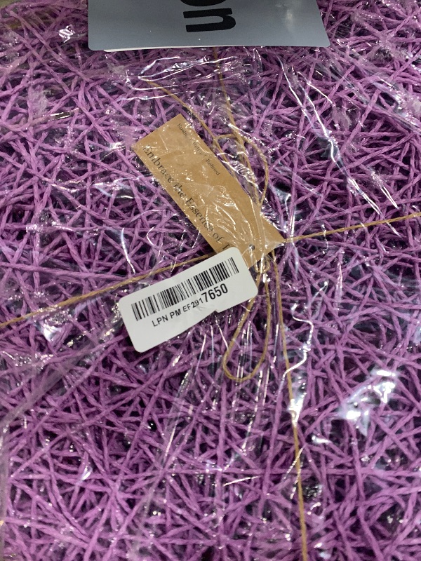 Photo 1 of AHHFSMEI Paper Braided Round Placemats Set of 12 Natural Non-Slip Heat Resistant Table Mats for Dining Tables Woven Indoor Outdoor Place mats(Purple,12)