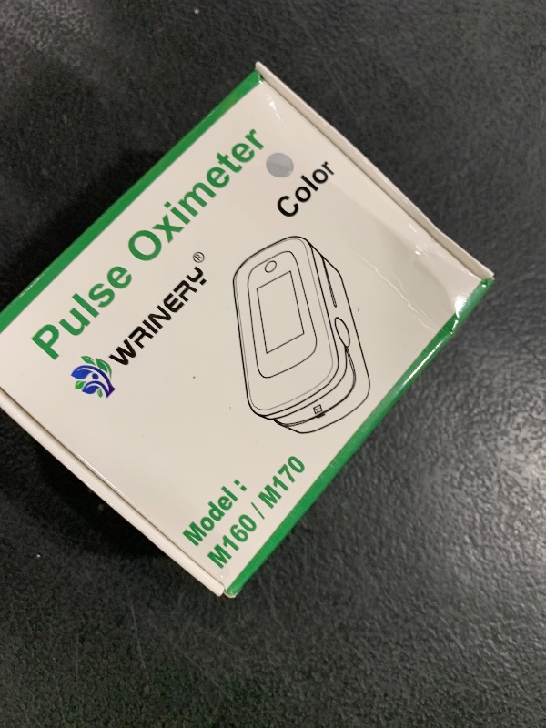 Photo 1 of WRINERY Oxygen Saturation Monitor, Pulse Oximeter Fingertip, Oxygen Monitor, O2 Saturation Monitor, OLED Portable Oximetry with Batteries, Lanyard (Rose gold-White)