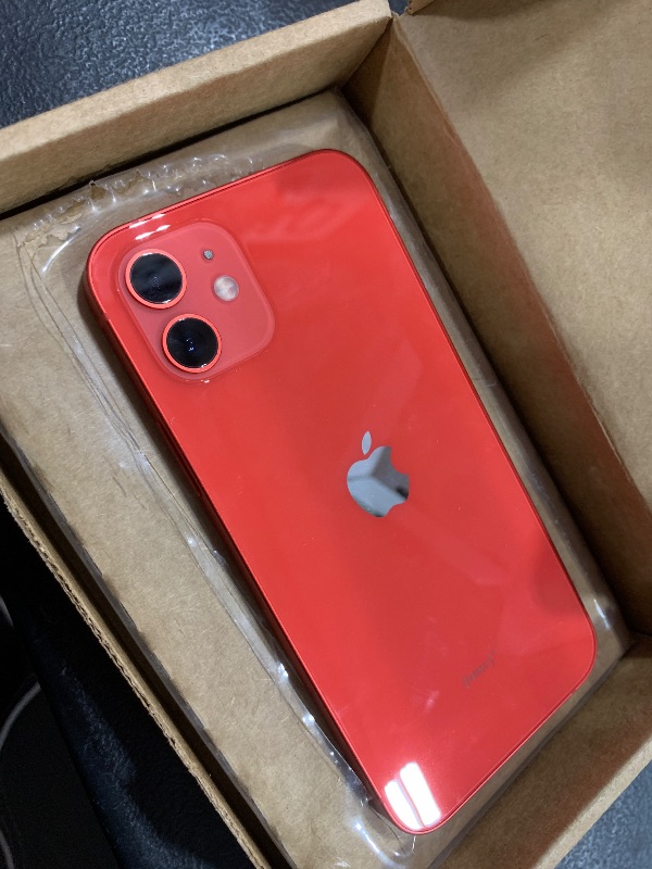 Photo 1 of Apple iPhone 12, 64GB, (Product)Red - Fully Unlocked (Renewed)