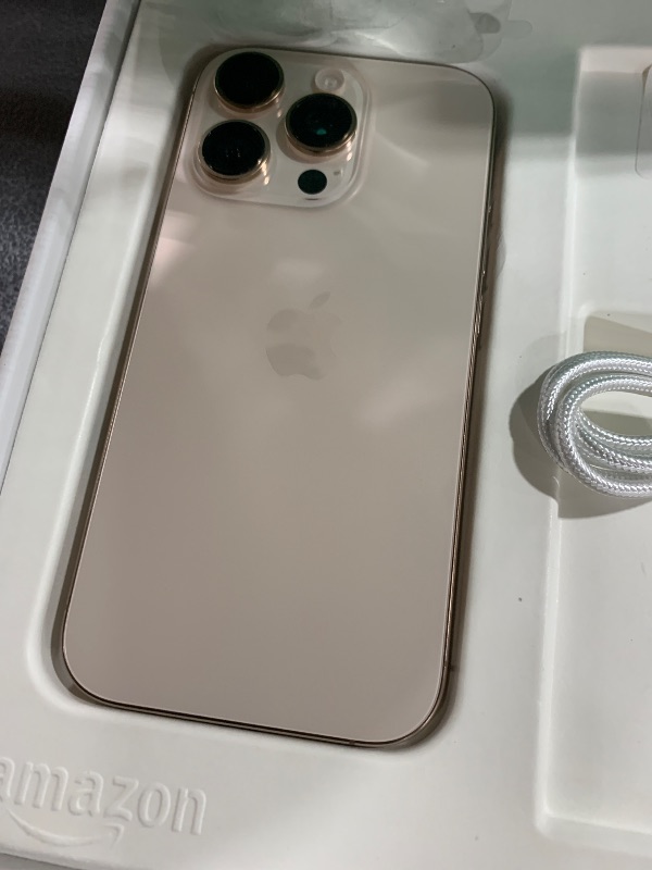 Photo 1 of Apple iPhone 16 Pro, US Version, 1TB, Desert Titanium - Unlocked (Renewed Premium)