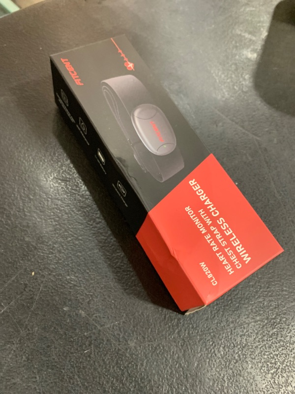 Photo 1 of FITCENT Rechargeable Heart Rate Monitor Chest Strap 5.3 kHz/Bluetooth 5.0/ANT+, Heart Rate Sensor for Peloton Strava Zwift DDP Yoga
