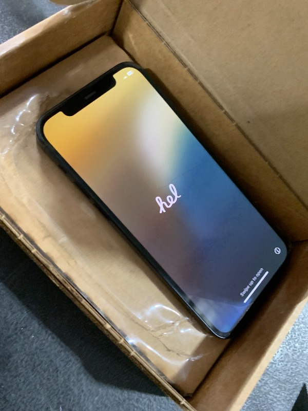 Photo 1 of Apple iPhone 12, 128GB, Black - Fully Unlocked (Renewed)