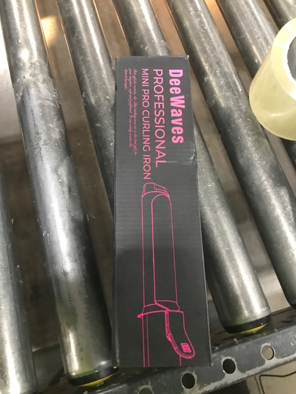 Photo 1 of 1 Inch Mini Curling Iron, Ceramic Travel Wand Curler for Short Hair with Dual Voltage, Portable Curling Iron with Glove, 3 Heat Settings, Auto Shut Off