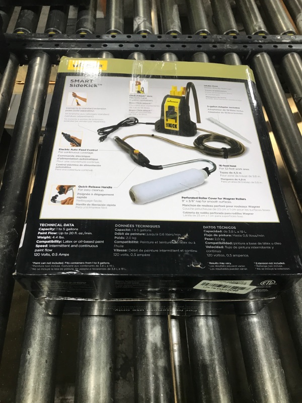 Photo 1 of Wagner, SIDEKICK Powered Roller, Included (qty.) 1 Width 9 in, Adjustable Handle, Model# 0530010