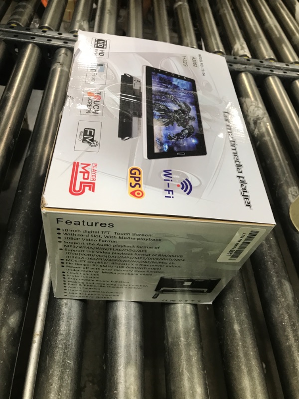 Photo 1 of [1G+32G] 10.1 inch Android 13 Single Din Car Stereo with Detachable Screen, 10 inch Touch Screen Radio with Mirror Link/1080P/EQ Audio/SWC/Bluetooth + AHD Backup Camera + MIC