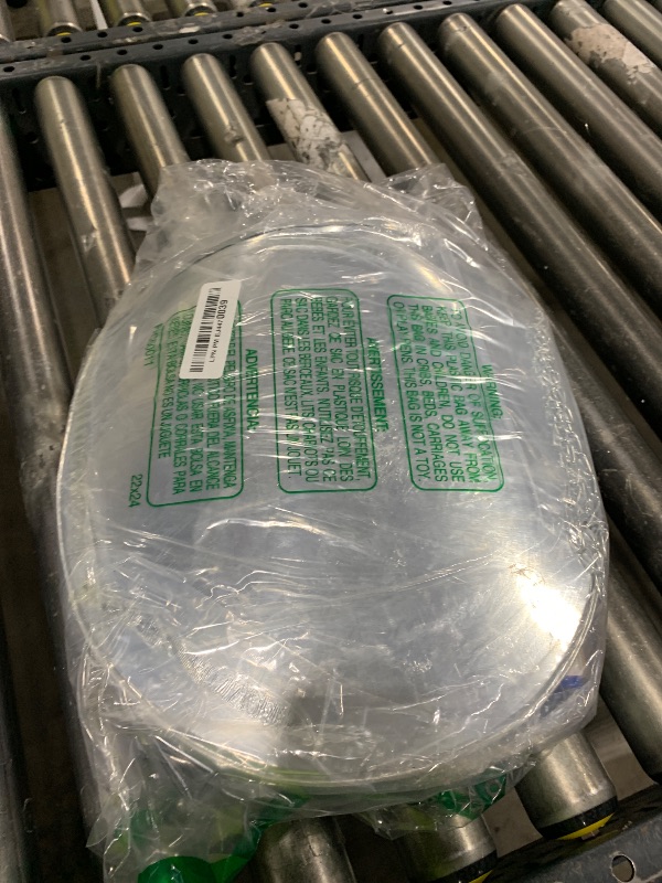 Photo 1 of QWORK 110 lbs Large Display Spring Dial Weight Scale & Scale Scoop/Chain with Hanging Cradle, Steel Construction, for Shopping, Traveling, Kitchen, Silver