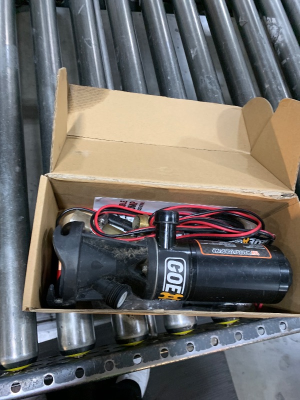 Photo 1 of 12V RV Portable Macerator Waste Pump for Sewage, 12GPM Suction 3.2 feet Lift 10 feet, Complete RV Macerator Pump Kit for Right Out of Box