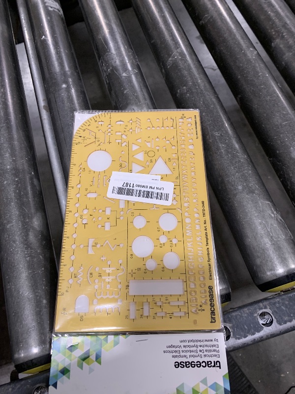 Photo 1 of Traceease Electrical Drafting Electrical Symbols Template Drawing Stencil,Designing Template Measuring Ruler