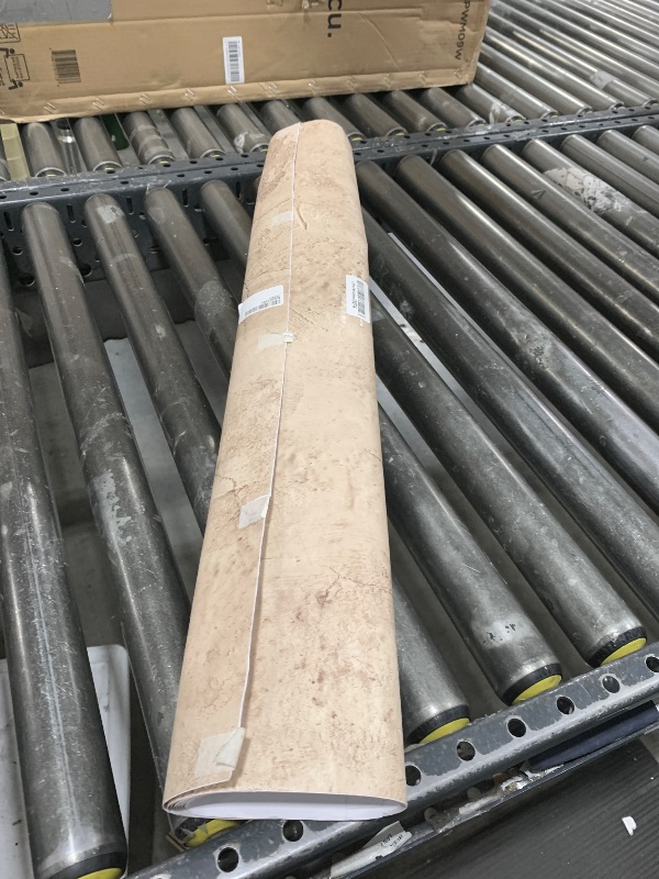 Photo 1 of VEELIKE Grunge Cracked Concrete Wallpaper Peel and Stick 118''x32'' Wide Beige Concrete Contact Paper for Countertops Waterproof Self Adhesive Removable Cement Vinyl Wallpaper for Bedroom Bathroom