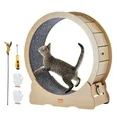 Photo 1 of VEVOR Cat Exercise Wheel, Large Cat Treadmill Wheel for Indoor Cats, 35.8 inch Cat Running Wheel with Detachable Carpet and Cat Teaser for Running/Walking/Training, Suitable for Most Cats
