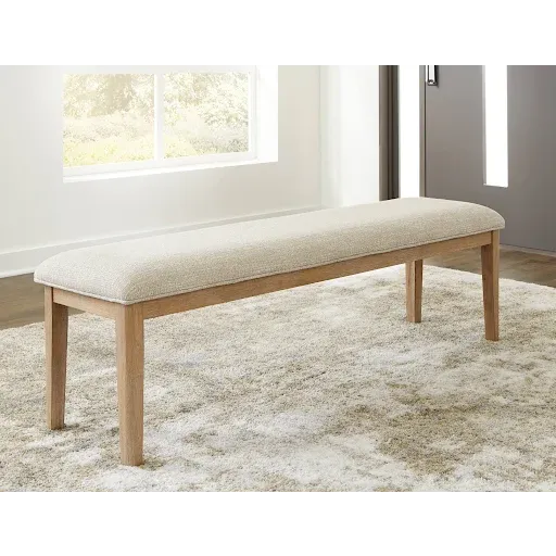 Photo 1 of Ashley "Rencott 63" Dining Bench, Light Brown
