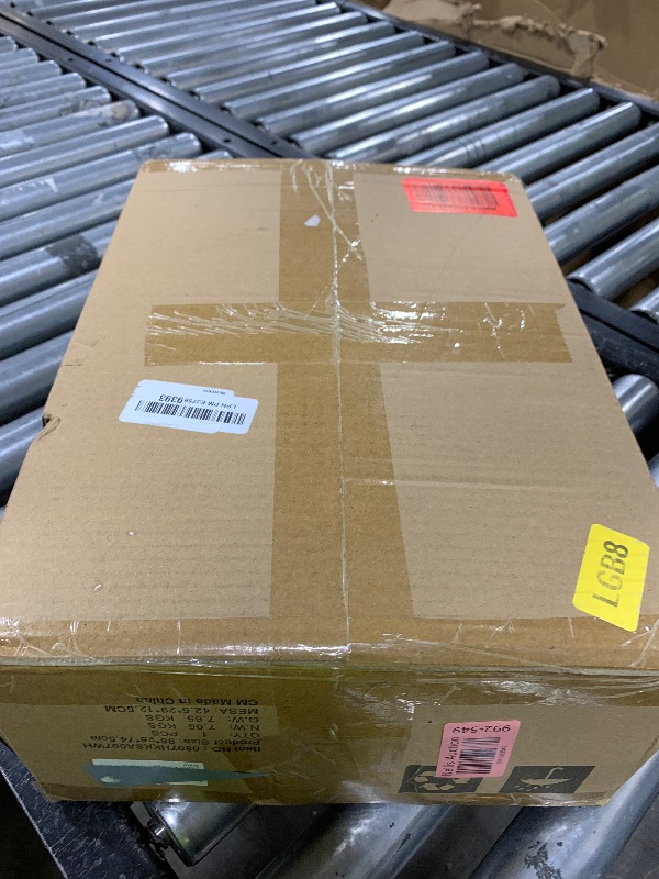 Photo 1 of Snughome Desk Shelf, 38.6" Desktop Organizer Shelf, Desk Hutch for Computer Monitor, 4 Tier Desktop Display Rack with Pegboard Hooks Set, Wood Desk Bookshelf for Home Office Dorm, White