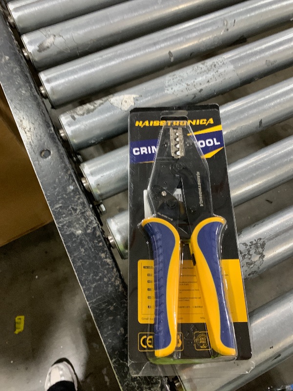 Photo 1 of haisstronica Crimping Tool for Non-Insulated Terminal,AWG 22-6 Ratchet Wire Crimper Tool,Wire Terminal Crimper HS-7327