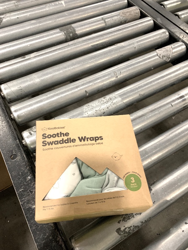 Photo 1 of 3-Pack Organic Baby Swaddle Sleep Sacks - Swaddles for Newborns, Infant 0-3 Months, Baby Girls, Boys, Soft & Snug Newborn Sleep Sack, Nursery Swaddling Blankets (Bunnies)