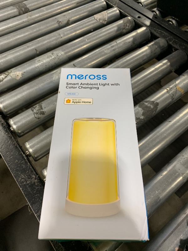 Photo 1 of meross Smart Table Lamp, Bedside Lamp, Compatible with Apple HomeKit, Siri, Amazon Alexa and SmartThings, Tunable White and Multi-Color, Touch Control, Voice and App Control