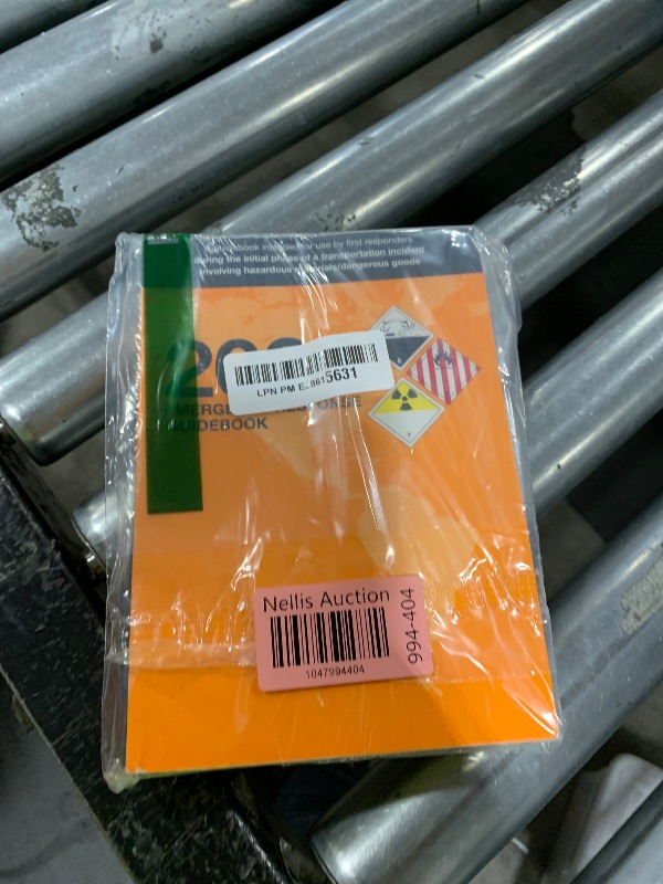 Photo 1 of Labelmaster 2024 Emergency Response Guidebook (ERG) Standard Bound, Full Size, Guide to Help When Responding to Transportation Emergencies Involving Hazardous Materials