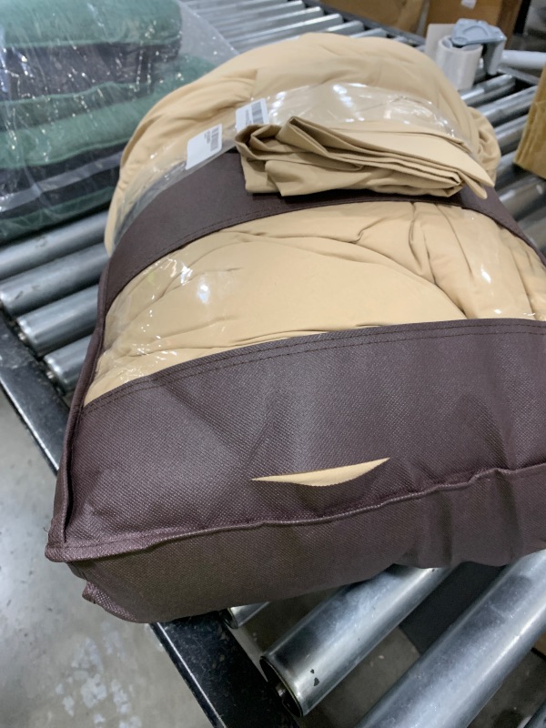 Photo 1 of Cottonight Champagne Comforter Set Queen Beige Khaki Bedding Set Full Solid Taupe Blanket Quilts Soft Breathable Beige Sand Color Deep Champagne Modern Comforter Set for Women Men