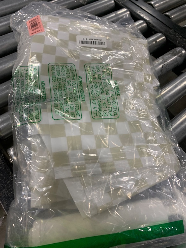 Photo 1 of Vacuum Storage Bags for Clothing Comforters and Blankets, Space Saver, Travel Bag for Luggage (Khaki Plaid, 17)