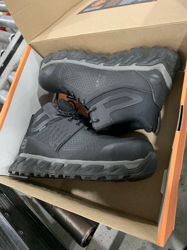 Photo 1 of Timberland PRO Men's Ridgework Composite Safety Toe Waterproof Industrial Hiker Work Boot, Black-2024 New, 9.5