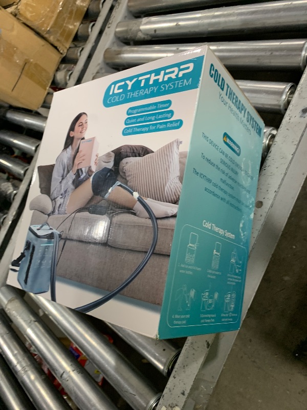 Photo 1 of ICYTHRP Cold Therapy Machine with Programmable Timer, Portable Ice Machine for Knee After Surgery, Knee Replacement Recovery System for Pain Relief w/Compression Pad for Shoulder, Hip and Ankle