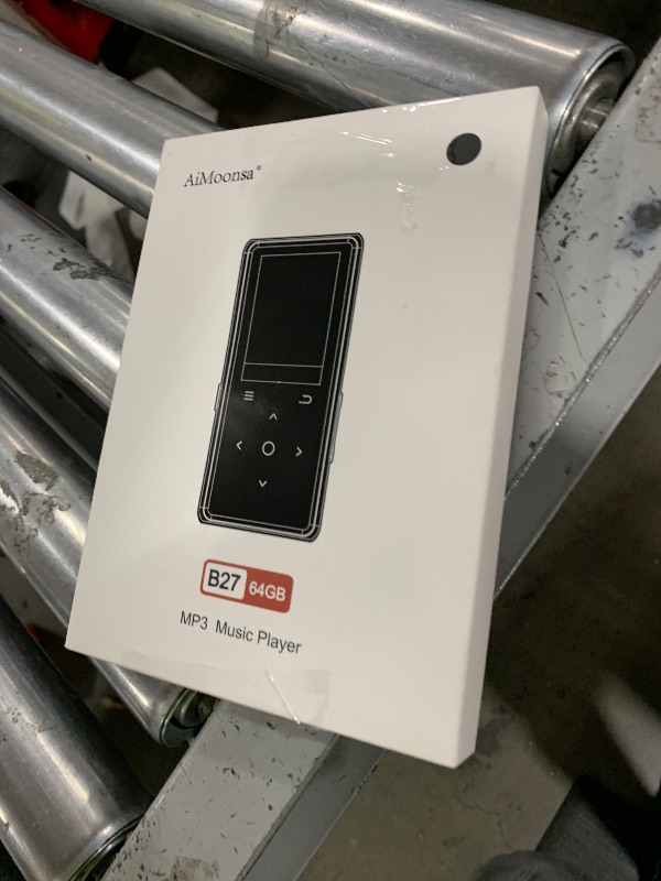 Photo 1 of 64GB MP3 Player with Bluetooth 5.2, AiMoonsa Music Player with Built-in HD Speaker, FM Radio, Voice Recorder, HiFi Sound, E-Book, Earphones Included