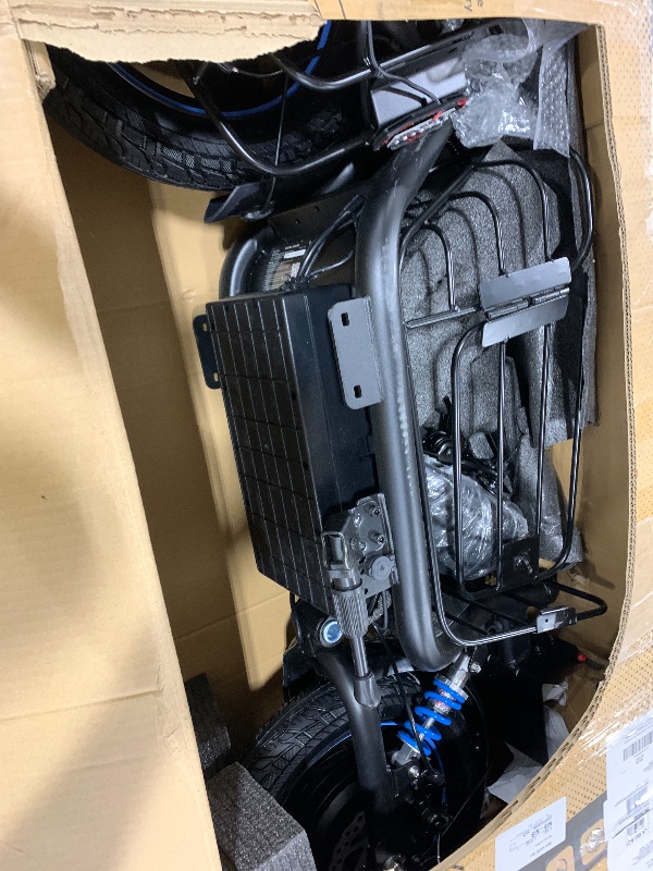 Photo 1 of Gyroor C1 Plus Electric Scooter for Adults with Seat & Pet Basket - 30 Miles Range 650W Motor 48V 13.5Ah Battery 18.6MPH 14" Pneumatic Tires Foldable Design Dual Shock Absorbers 300lbs Capacity
