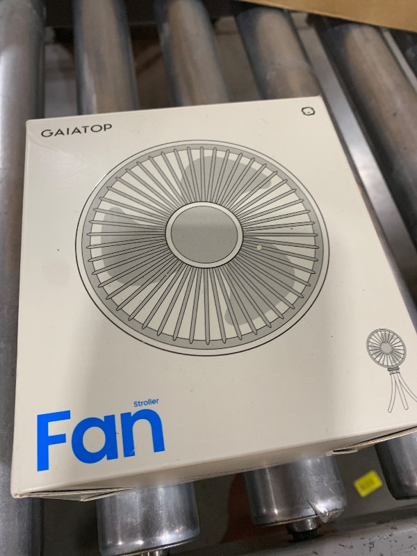 Photo 1 of Gaiatop Baby Stroller Fan, 4000mAh Oscillating Mini Portable Fan with Light, 4 Speeds Battery Operated Small Handheld Desk Fan, 360° Rotate Flexible Tripod Clip On Fan for Car Seat Crib Travel Pink