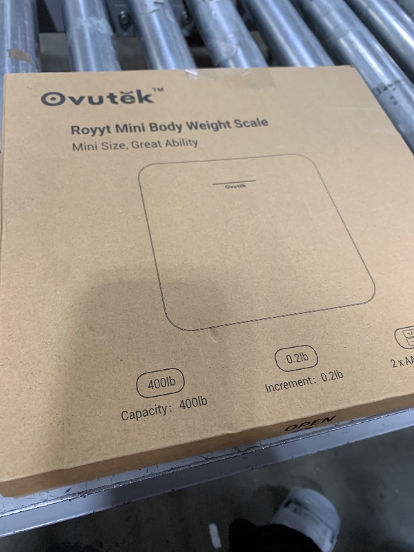 Photo 1 of Ovutek Bathroom Scale for Body Weight, Highly Accurate Digital Weighing Machine for People, Upgraded Batteries Included, Compact Size, LED Display, Physician Scale with Sturdy Tempered Glass, 400lb