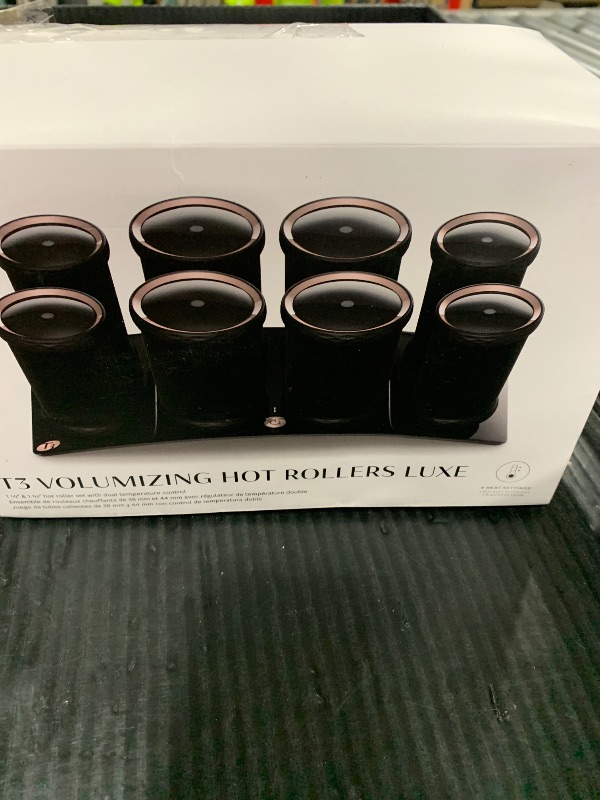Photo 1 of T3 - Volumizing Hot Rollers LUXE | Premium Hair Curler Set for Long Lasting Volume, Body & Shine | Set of 8-4 XL (1.75") & 4 Large (1.5”)