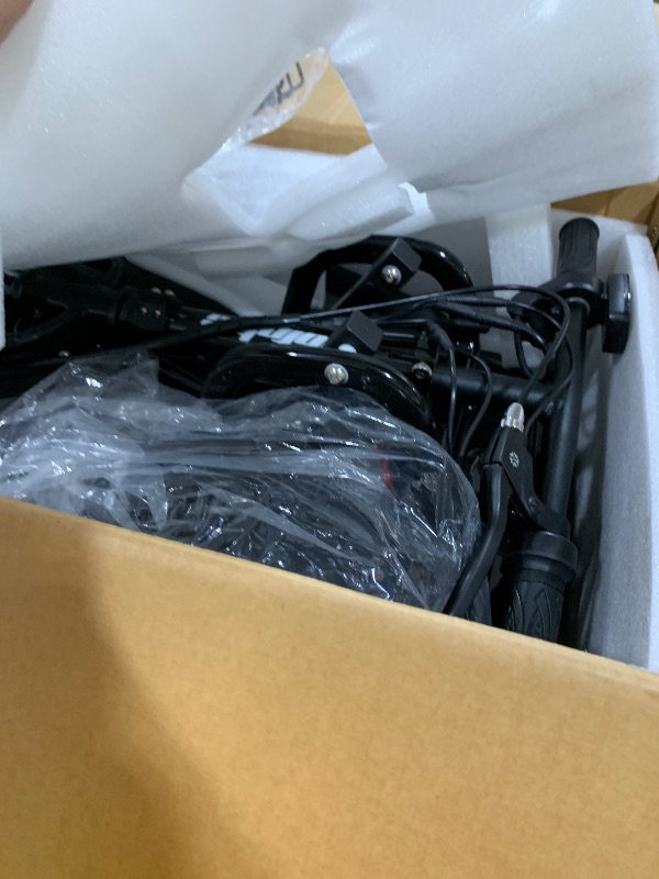 Photo 1 of MotoTec Folding Mobility Electric Trike 48v 700w Dual Motor Lithium Black, 42x22x33 Inch, MT-FOLD-TRK-700