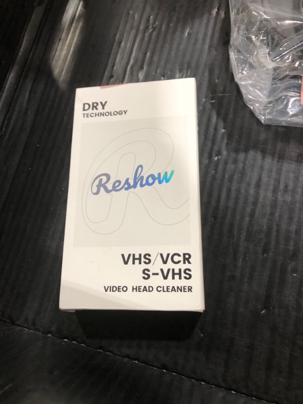 Photo 1 of Reshow VCR Head Cleaner/VHS Head Cleaner - VHS Video Head Cleaner for VHS/VCR Players Dry Technology No Fluid Required
