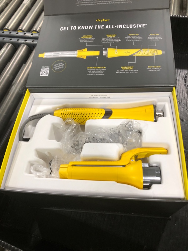 Photo 1 of Drybar All-Inclusive Air + Active Heat 8-in-1 Multi-Styler, for Fast Drying, Long-Lasting Curls, Blowouts, Sleek Styles - Wet or Dry Styling Made Easy