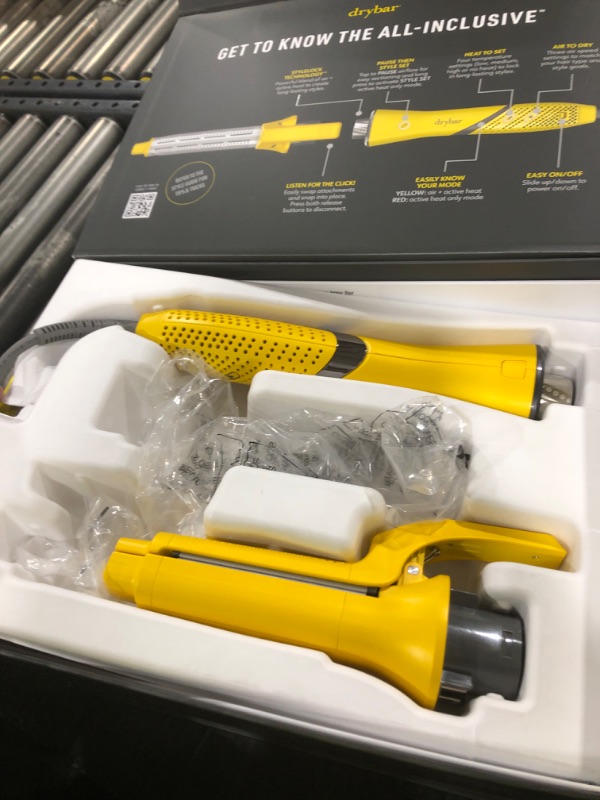 Photo 1 of Drybar All-Inclusive Air + Active Heat 8-in-1 Multi-Styler, for Fast Drying, Long-Lasting Curls, Blowouts, Sleek Styles - Wet or Dry Styling Made Easy
