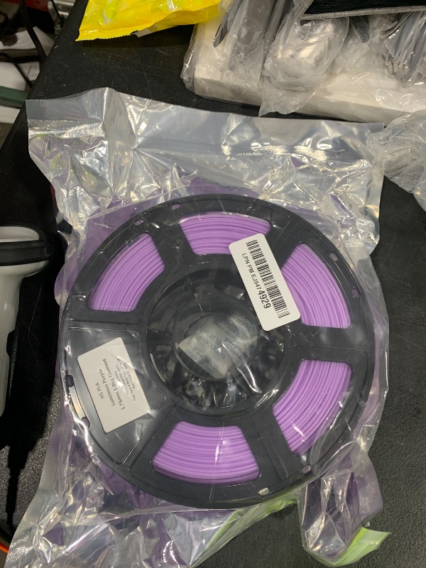 Photo 1 of FLASHFORGE Glow in The Dark Rapid PLA Filament 1.75mm, High Flow Speedy 3D Printer Filament Luminous Purple, Max 500mm/s High-Speed Printing, High Brightness and Long-Lasting Glowing Effect